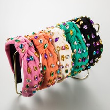 Headband Jewelled Hairband Tiara Crown Wedding Party Baroque Women's Embellished