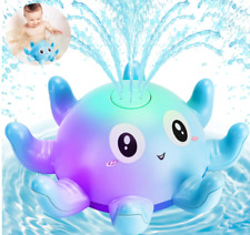 Octopus Light-Up Bath Toy, Automatic Spray Water Sensory Gift for Babies