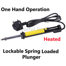 40W Heated Desoldering Pump Solder Sucker Vacuum Repair Tool Plunger 230V