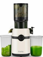 Slow Masticating Juicer, Fretta Cold Press Juicer Machines, with 108mm &1.0L