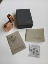 Vintage Dupont cigarette gas lighter, gilt metal, good condition