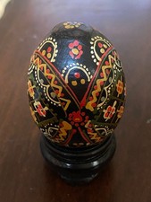 Wooden Decorative Egg / Easter