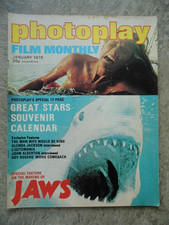 Photoplay Magazine Jan 1976 Jaws Edition Roger Daltry Connery Caine
