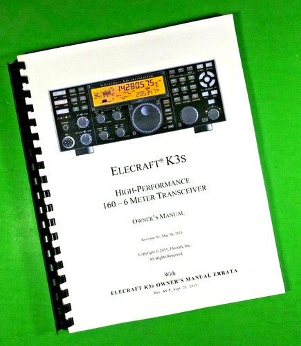 Owners manual for - owners, k3s