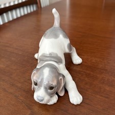 Vtg Lladro Playing Puppy