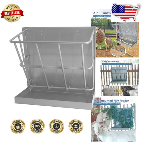Large gal goat hay feeder - large,