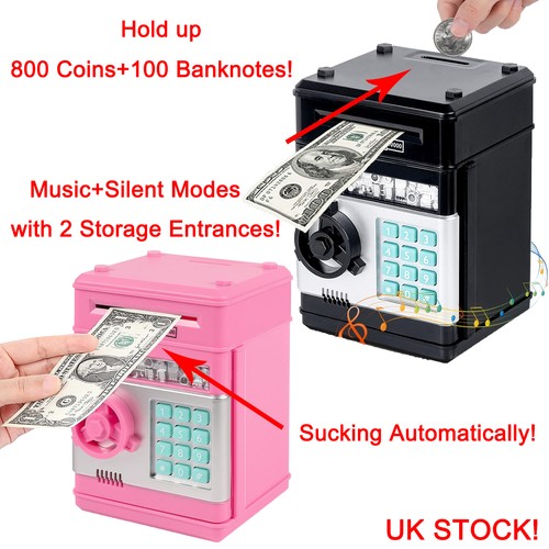 Electronic piggy bank safe - piggy,