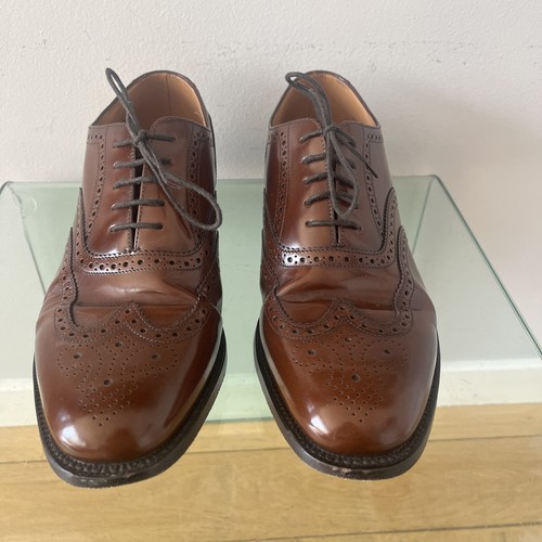 Loake brown leather - , brogue