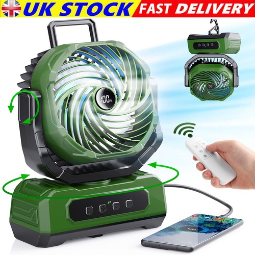 Portable camping fan 10000mah - fan,
