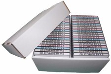CD Storage box case unit organiser includes lid 3 Pack Deal holds 40 Cd's per 1