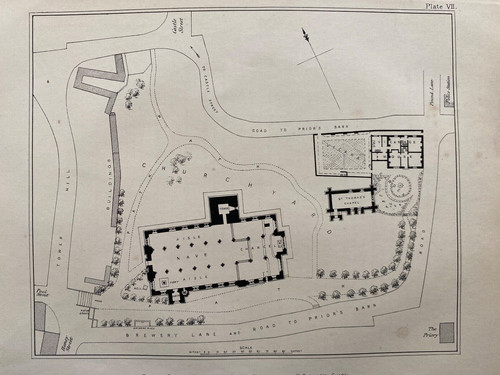 1873 antique print plan - 1873, st
