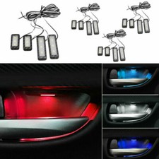 4Pcs Car LED Armrest Interior