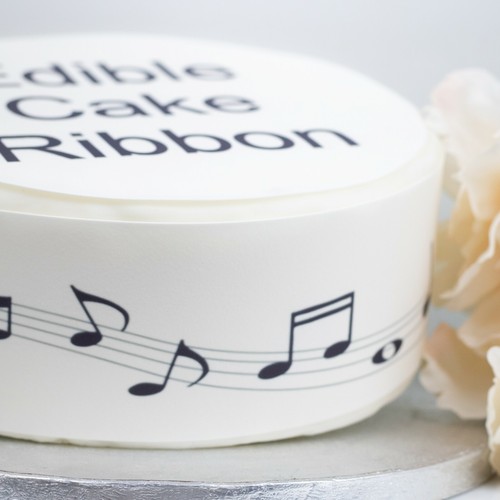 Music notes edible icing - edible,