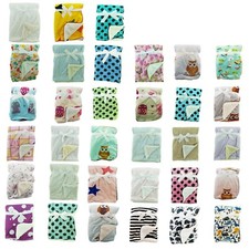Newborn Soft Baby Blanket Crib