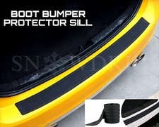 For MINI COOPER Rear Trunk Boot Bumper Sill Guard Protector Rubber Black Fit All