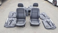VAUXHALL ZAFIRA B MK2 ELITE BLACK LEATHER INTERIOR SEATS & DOOR CARDS 2005-2014
