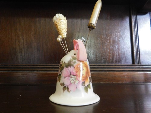 Ceramic pomander bell shape - bell,