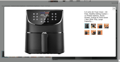 Litre air fryer - litre, oil