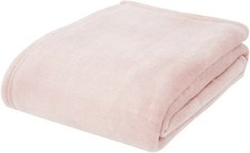 Catherine Lansfield Extra Large Raschel Velvet Throw Blush 200 X 240 Cm