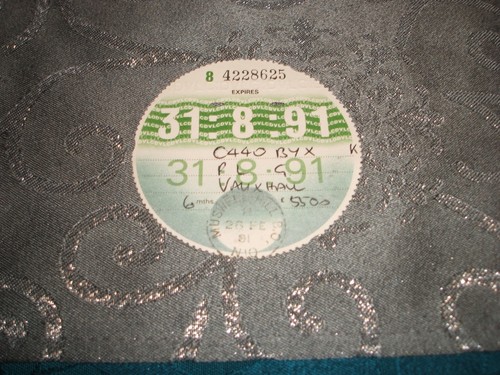 Tax disc 08 - tax, /