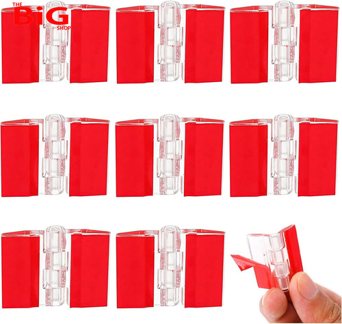 Clear plastic hinges pcs - clear, hinges,8