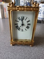 A Small Antique Serpentine Cased 8 Day J FR 1900C CARRAGE CLOCK