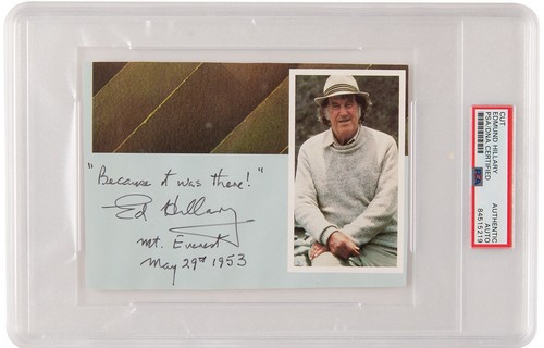 Sir edmund hillary signature - edmund,