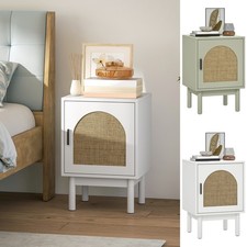 Rattan Bedside Table with