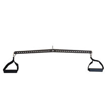 Universal Lat Pulldown Bar Adjustable 95cm Multi Gym Handle Cable Attachment Pin