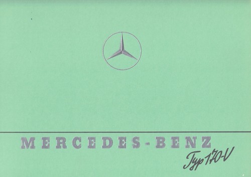 Mercedes type 170 classic - type, v