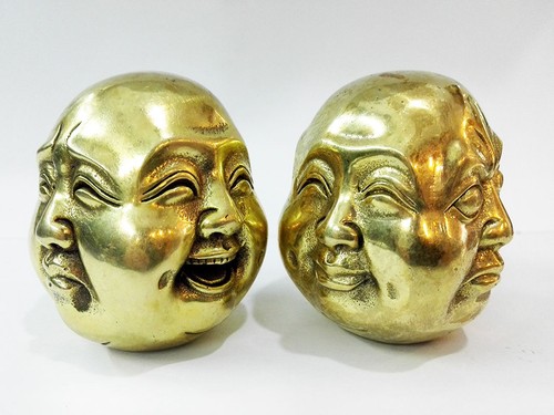 2pc old gold color - old, 4