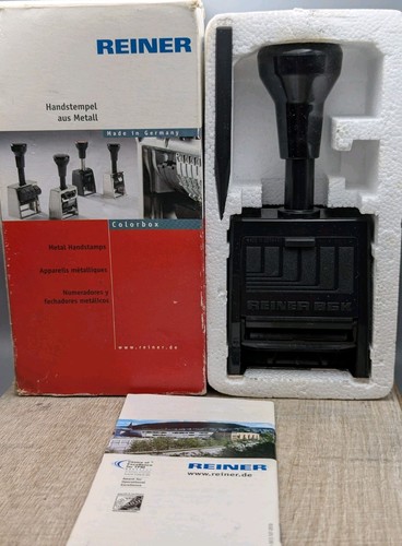 Reiner metal hand stamp b6k - stamp, b6k-8