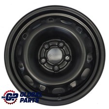 VW Volkswagen Polo Fox Black Steel Wheel Rim 14" 8J ET:43 6Q0601027P