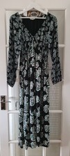 FAT FACE Noelle Floral V-Neck Midi  Dress. Size UK 12 . *New With Tags* RRP £69 