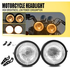 Twin Headlight Motorcycle