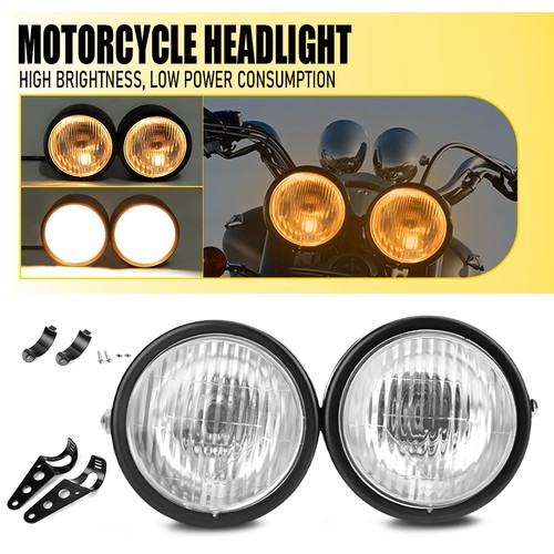 Twin headlight motorcycle - twin,