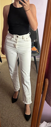 Zara high rise - rise, straight