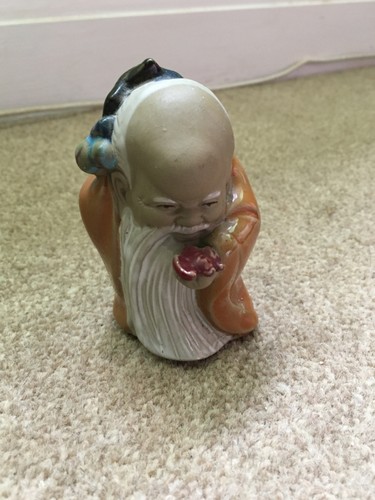 Oriental ceramic man figure - ceramic,