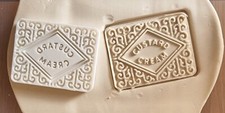 Large Custard Cream cookie/
