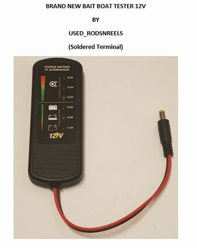 Bait boat battery - testers, for