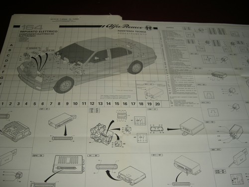 Alfa romeo poster table - poster, 164