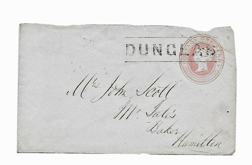 Postal stationery pink - postal, 1d