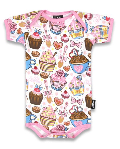Pink cupcakes baby - pink, doll
