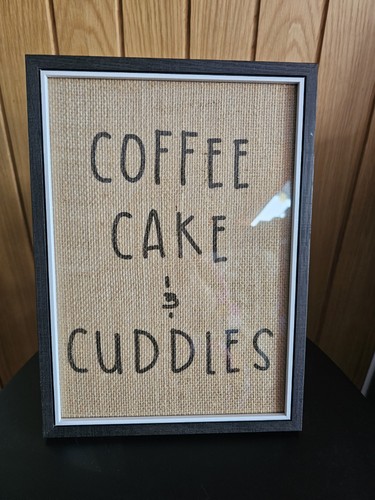 Coffee cake cuddles hessian - &,