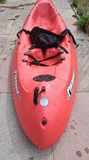 Paradise ISLANDER Red Sit-on Sea Kayak Inc Seat, Carry Handles And Storage Hatch