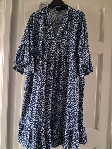Navy blue floral - navy,