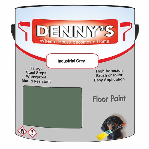 Dennys floor sheds paint - floor,