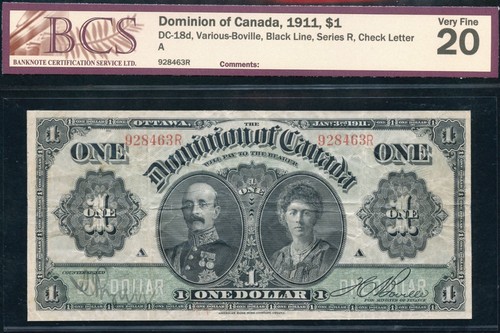 Dominion canada 1911 - of,