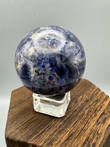 Crystal sphere blue sodalite - crystal,