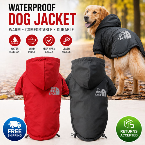 Waterproof dog coat reflective - waterproof,